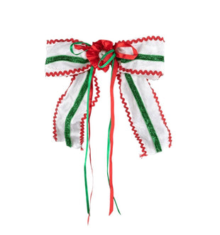 Traditional Velvet Ribbon Ornament - Set of 6 - ironyhome