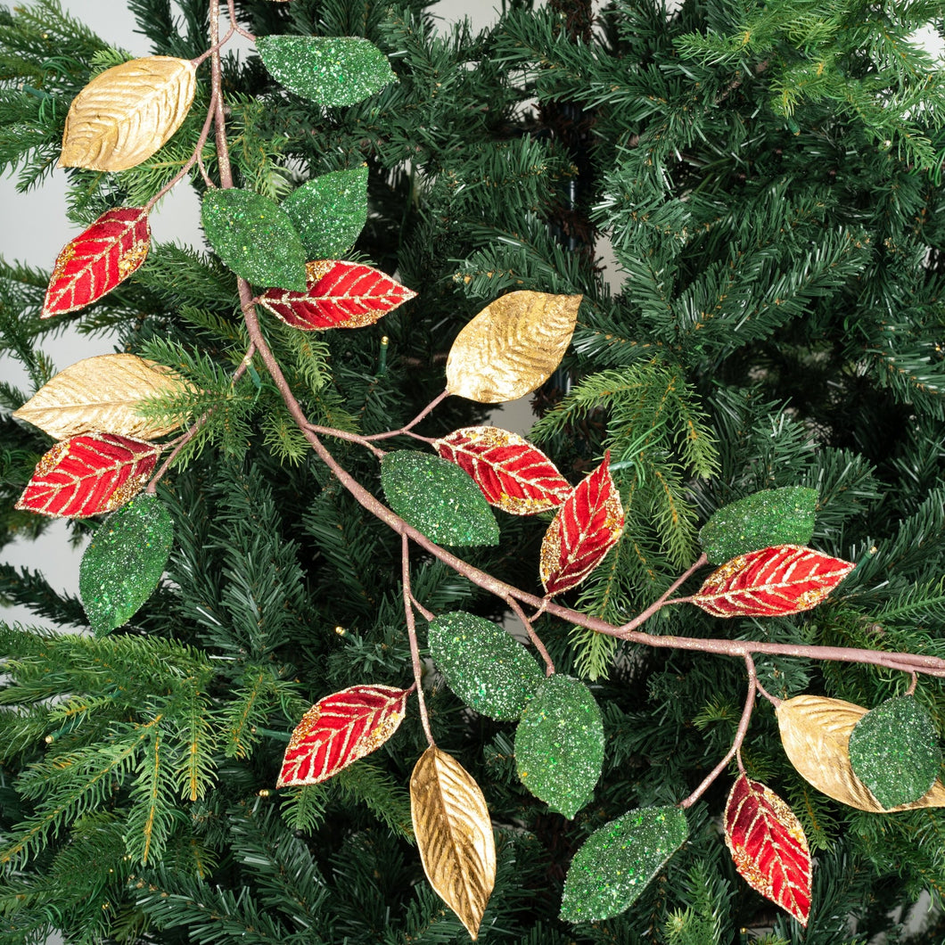 Tricolor Leaf Garland - ironyhome