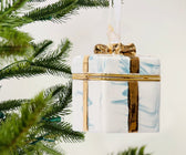 Trinket Glazed Marble Gift Box Ornament - Set of 6 - ironyhome