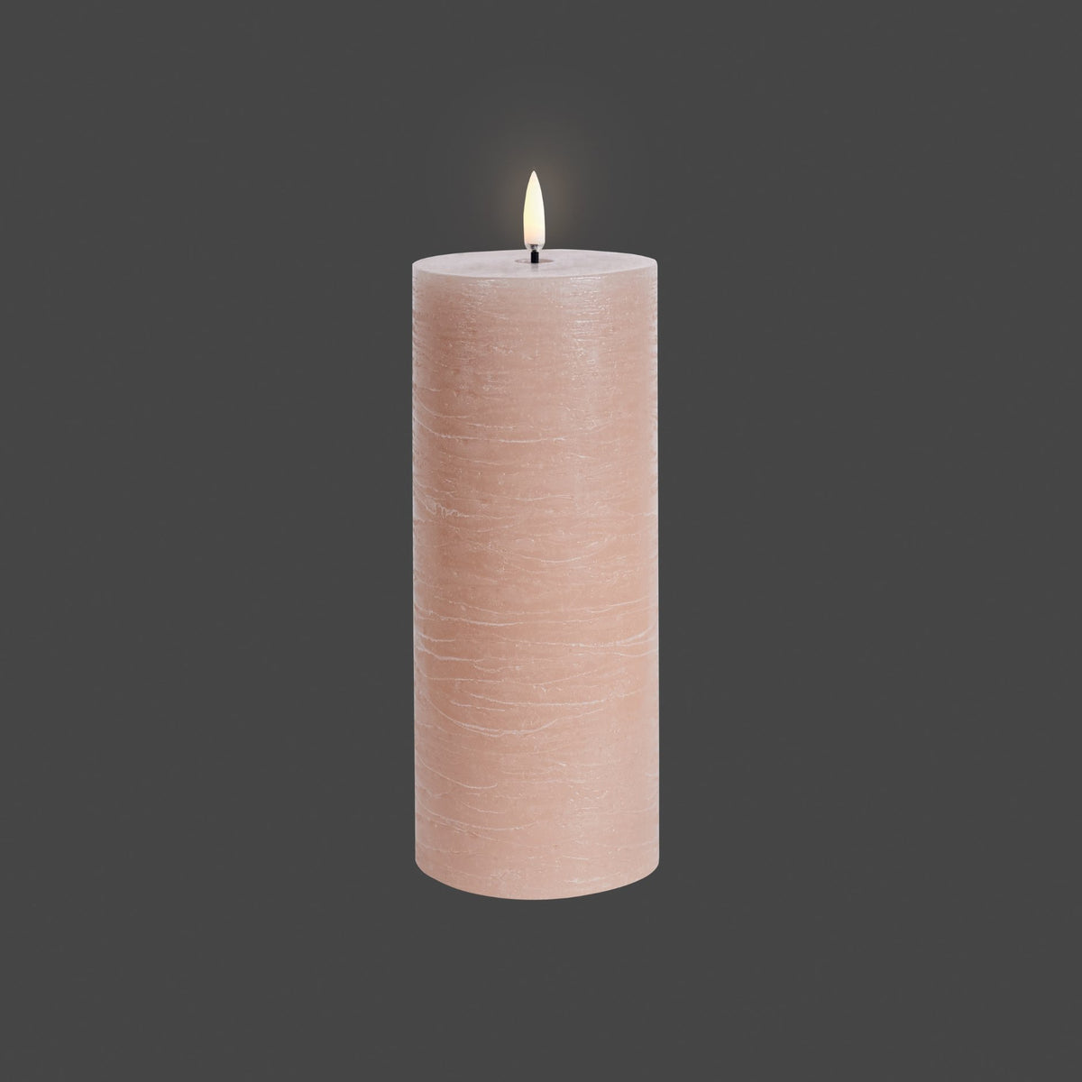 Uyuni Beige Pillar Candle Large