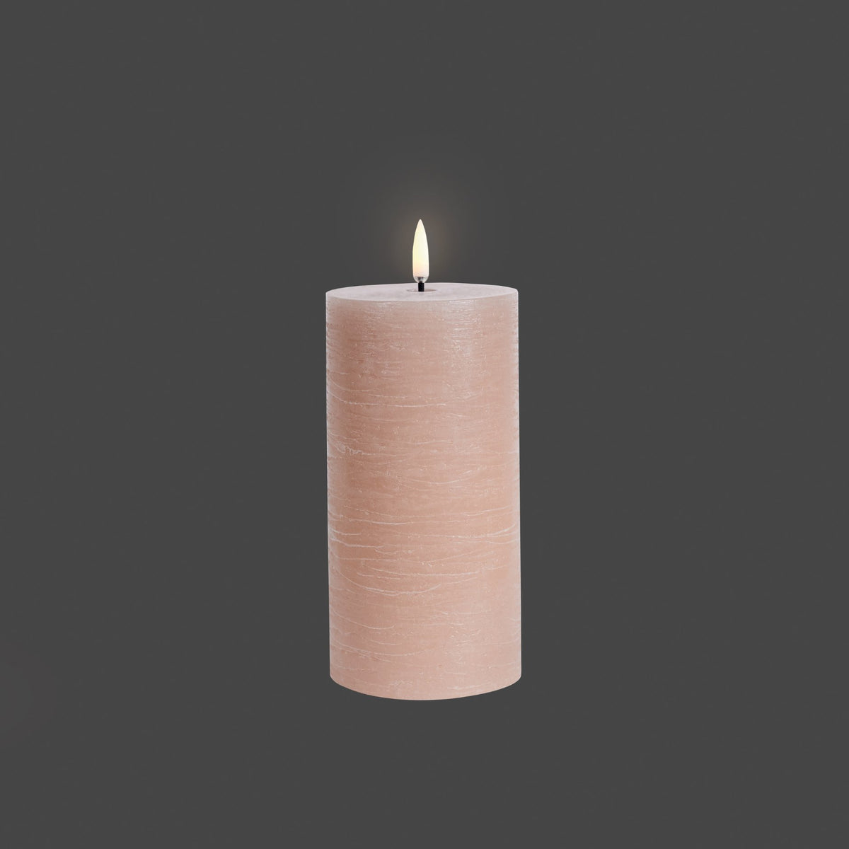 Uyuni Beige Pillar Candle Medium