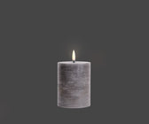 Uyuni Grey Pillar Candle Small - ironyhome