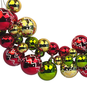 Vintage Traditional Ball Ornament Garland - ironyhome
