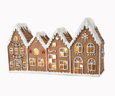 White Frosting Gingerbread House Lane - ironyhome