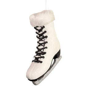 White Ice Skate Ornament