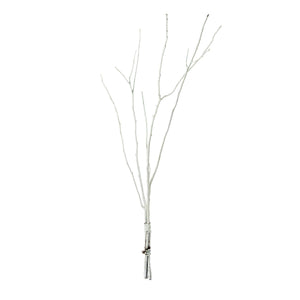 White Twig Filler with Capiz Shells - Set of 4 - ironyhome